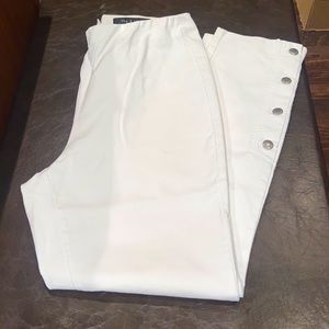 Rag & Bone white cotton pants sz 8